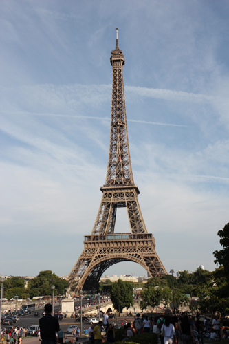 The Eiffel Tower in Paris. Photo taken by me. 